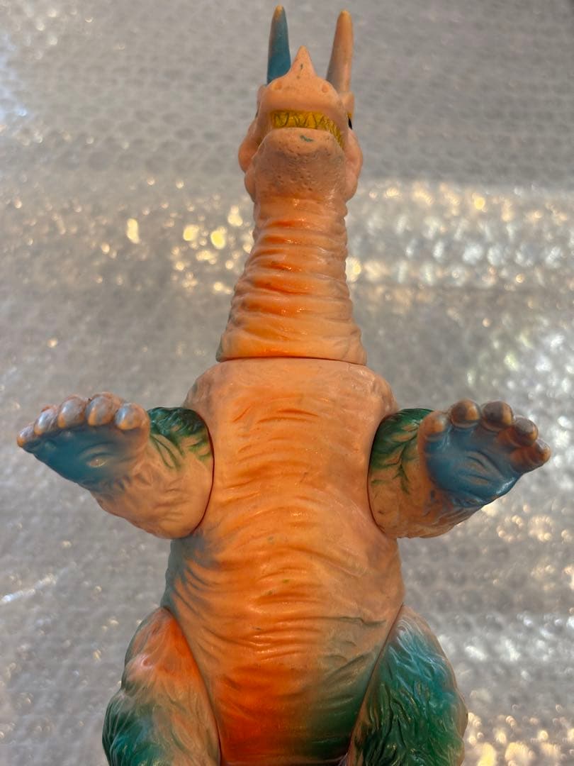 ブルマァク キングザウルス三世 当時物 ビンテージ ソフビ 足裏記名あり