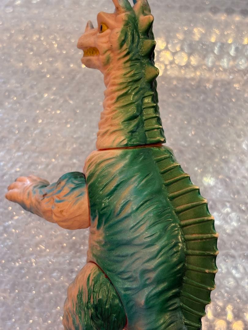 ブルマァク キングザウルス三世 当時物 ビンテージ ソフビ 足裏記名あり