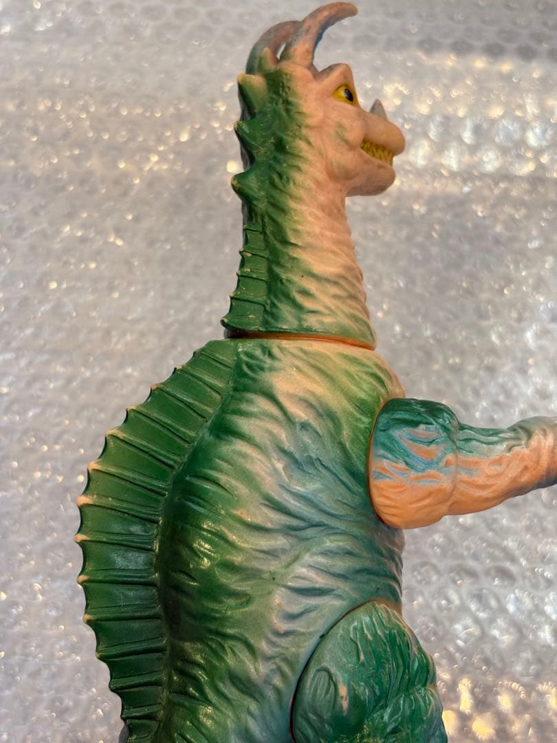 ブルマァク キングザウルス三世 当時物 ビンテージ ソフビ 足裏記名あり