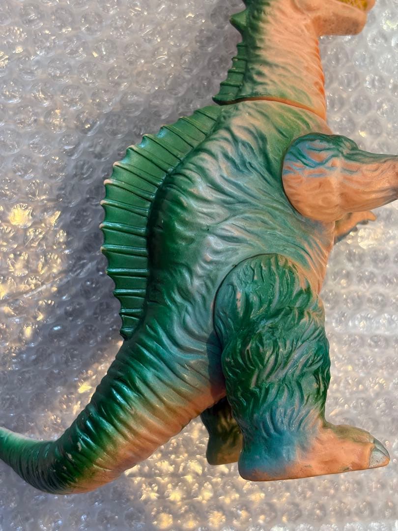 ブルマァク キングザウルス三世 当時物 ビンテージ ソフビ 足裏記名あり