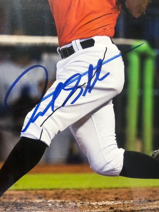 ジャンカルロ・スタントン　MLB 直筆サインPhoto