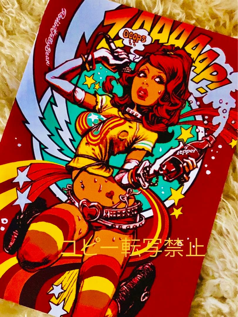 ドクターペッパー＊リバーシブル両面印刷＊額装