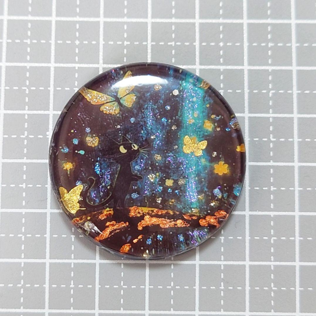 レジン　猫　ヘアゴム　ブローチ　ポニーフック　No.362