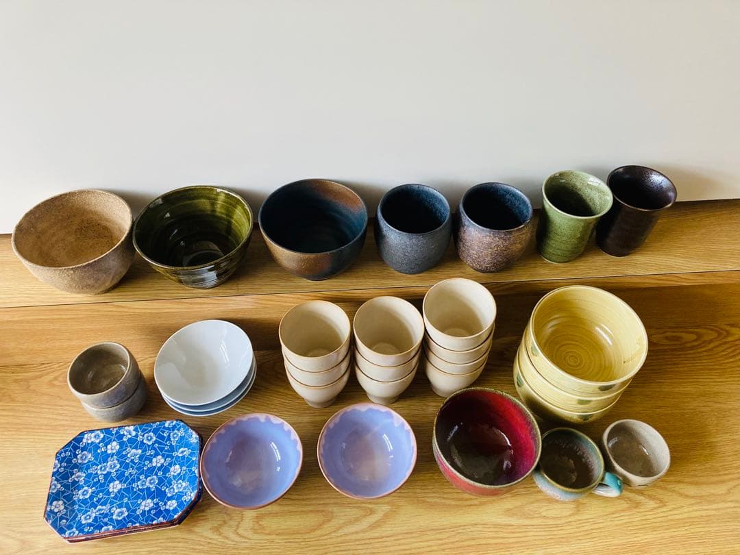 食器　グラス　セット　萩焼入り