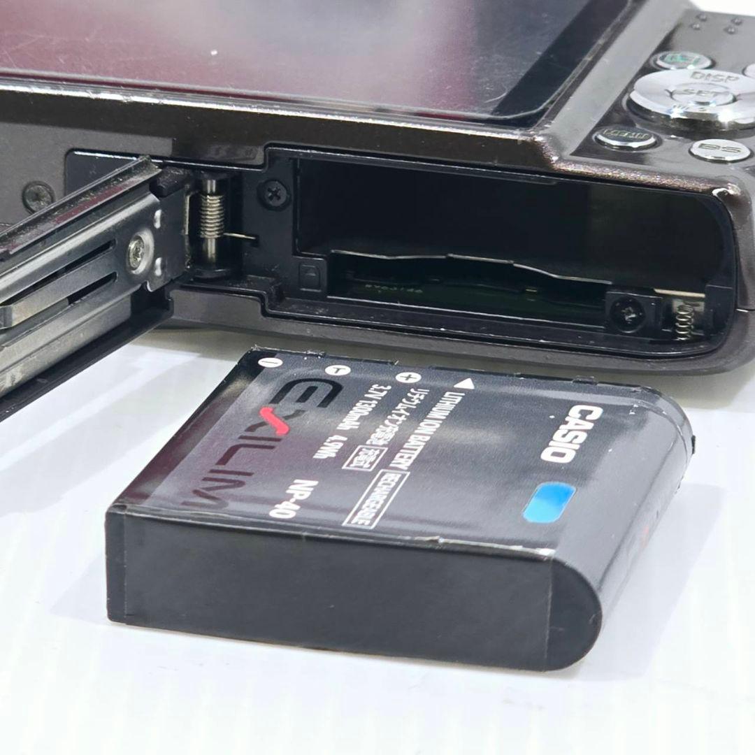 CASIO EXILIM EX-Z400 ブラウン コンパクトデジタルカメラ