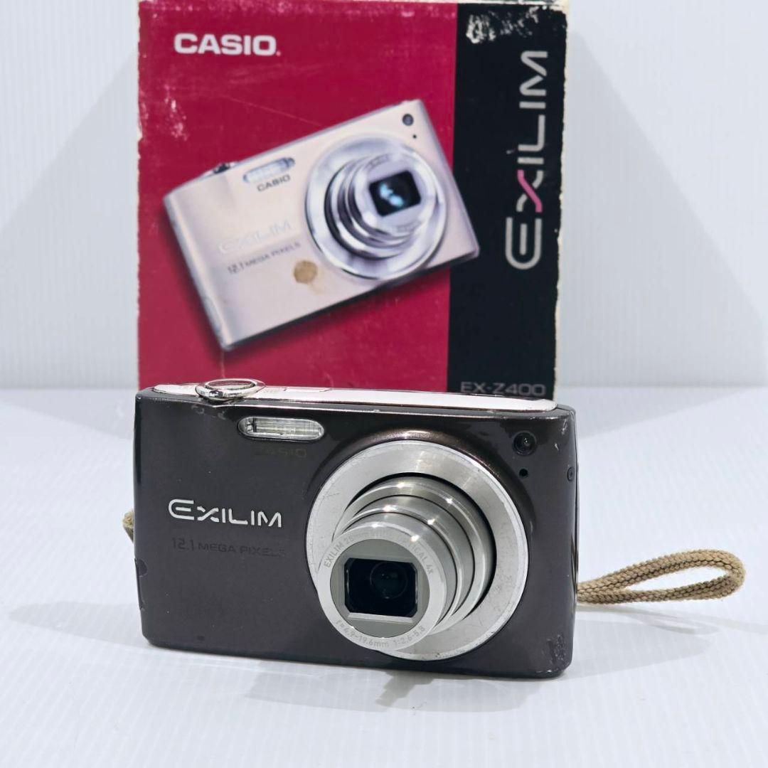 CASIO EXILIM EX-Z400 ブラウン コンパクトデジタルカメラ