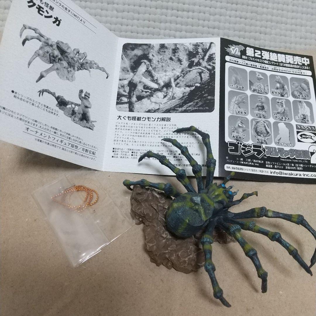 クモンガ vs ゴジラ&ミニラ／怪獣島の決戦／特撮大百科＆ゴジラ全集