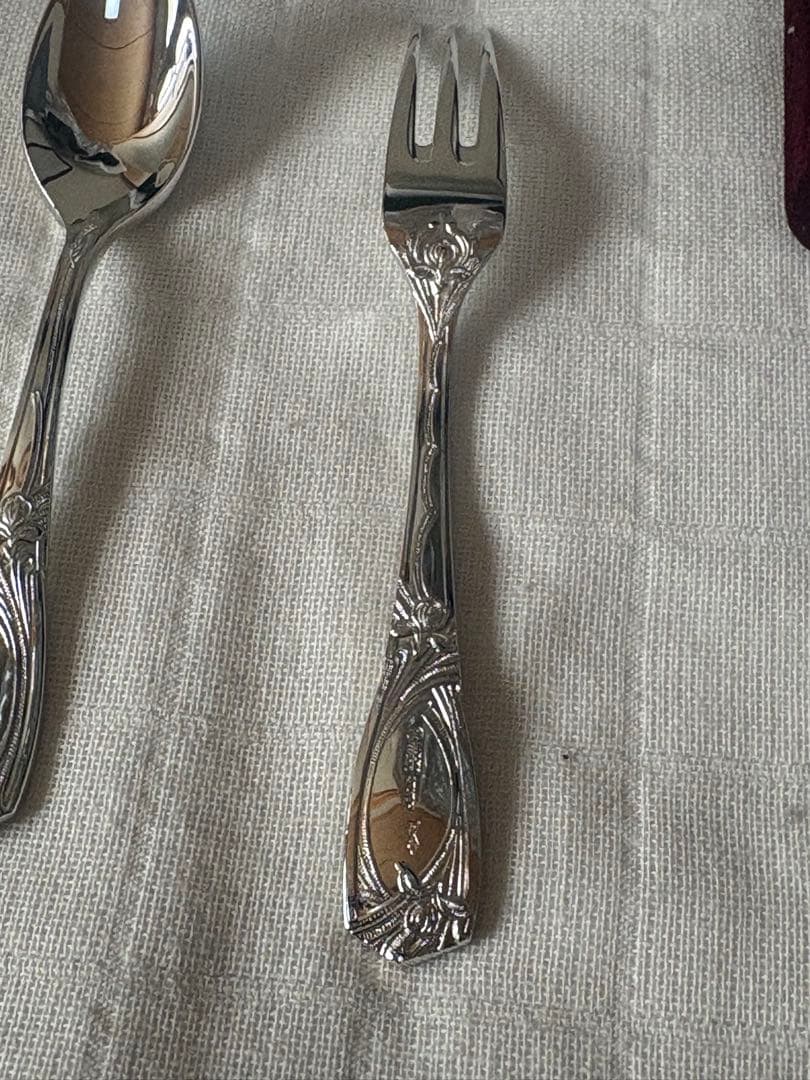 ラッキーウッド　純銀950 パリ スプーン　フォークセット