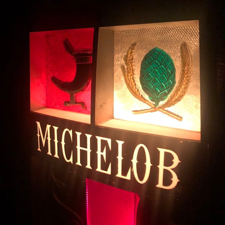 明かり　灯火　電気　インテリア　パブミラー　ロック喫茶　プールバー　USED