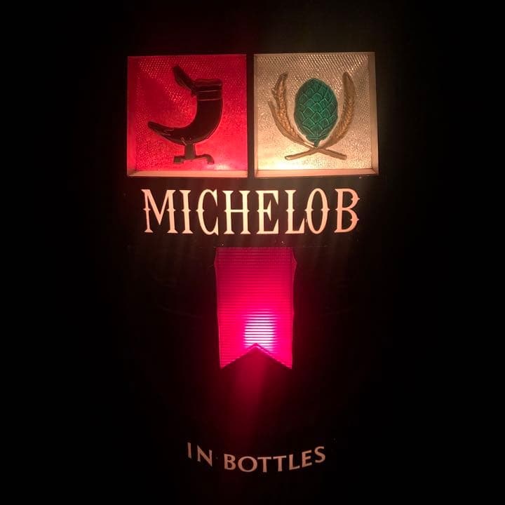 明かり　灯火　電気　インテリア　パブミラー　ロック喫茶　プールバー　USED