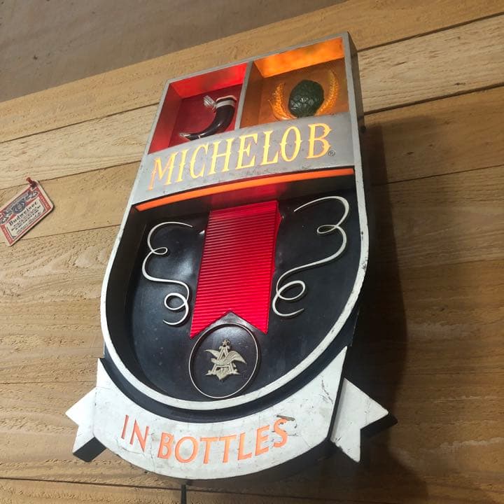 明かり　灯火　電気　インテリア　パブミラー　ロック喫茶　プールバー　USED