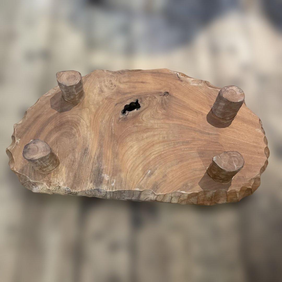 花瓶台　天然木　花台　フラワースタンド　インテリア　年代物　和風　家具