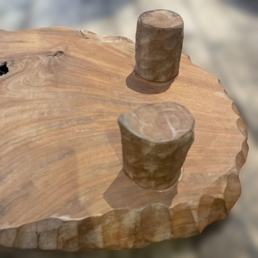 花瓶台　天然木　花台　フラワースタンド　インテリア　年代物　和風　家具