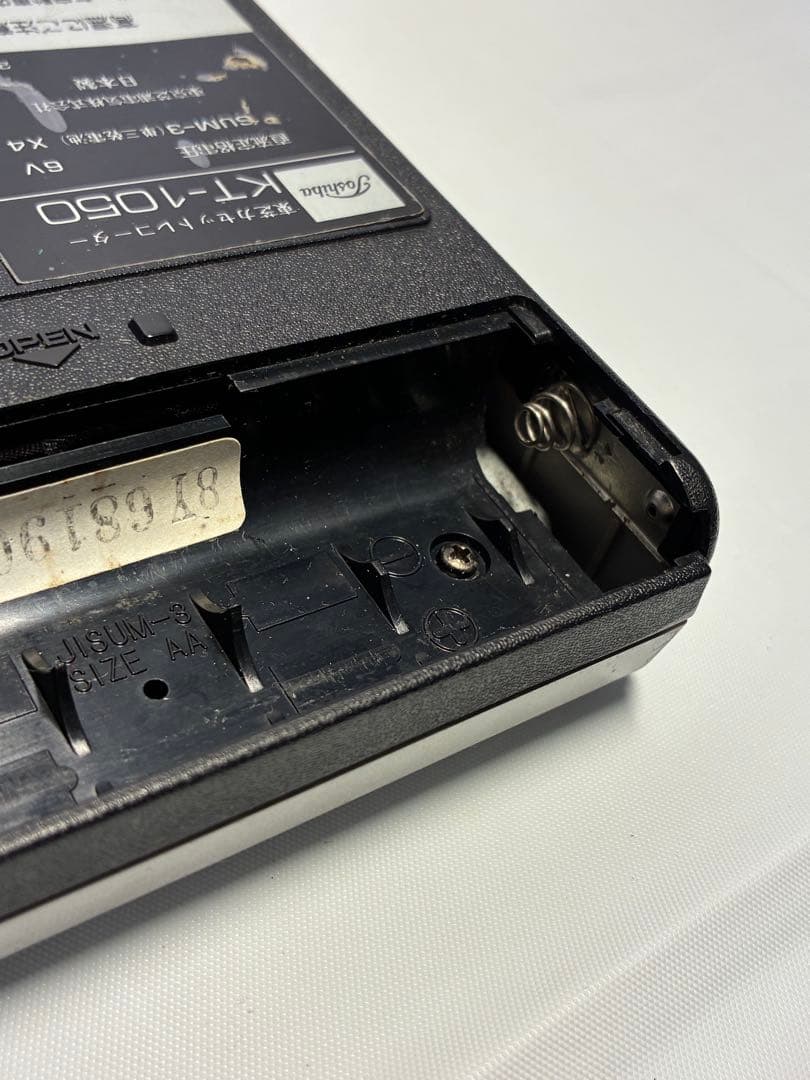 動作品　東芝　カセットレコーダー　kt-1050 ACTAS カセットプレーヤー