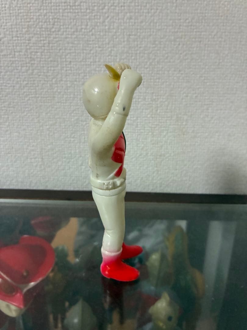 当時物、パチ無版権ソフビ 仮面ライダーX エックス