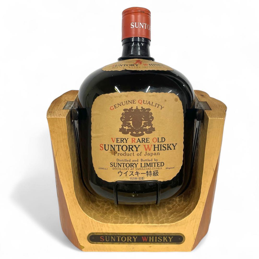 【希少品】SUNTORY WHISKY OLD特級 4000ml 台座付 空瓶