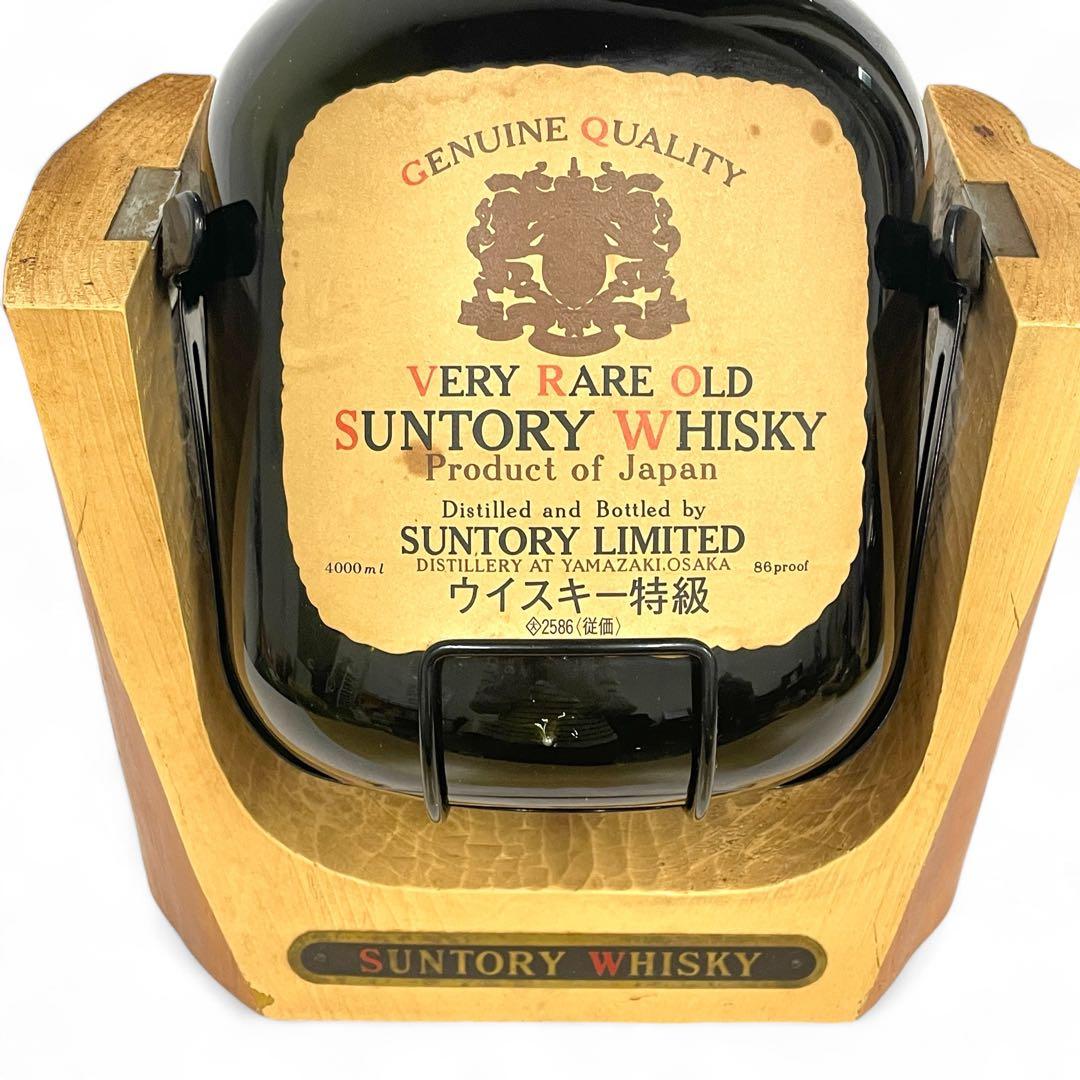 【希少品】SUNTORY WHISKY OLD特級 4000ml 台座付 空瓶