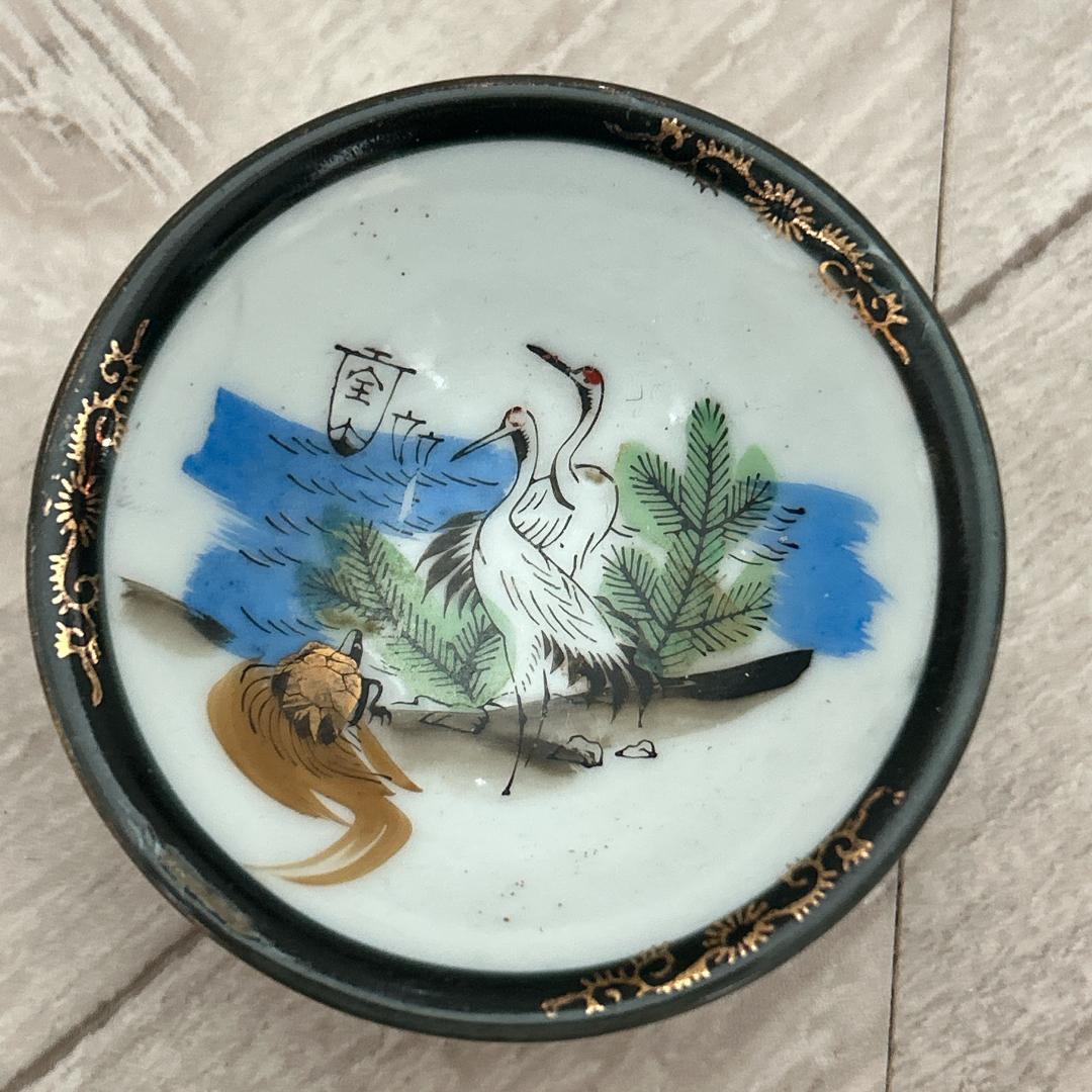 アンティーク 小皿　24枚　まとめセット！九谷焼など！鶴 松 菊 縁起物　金彩