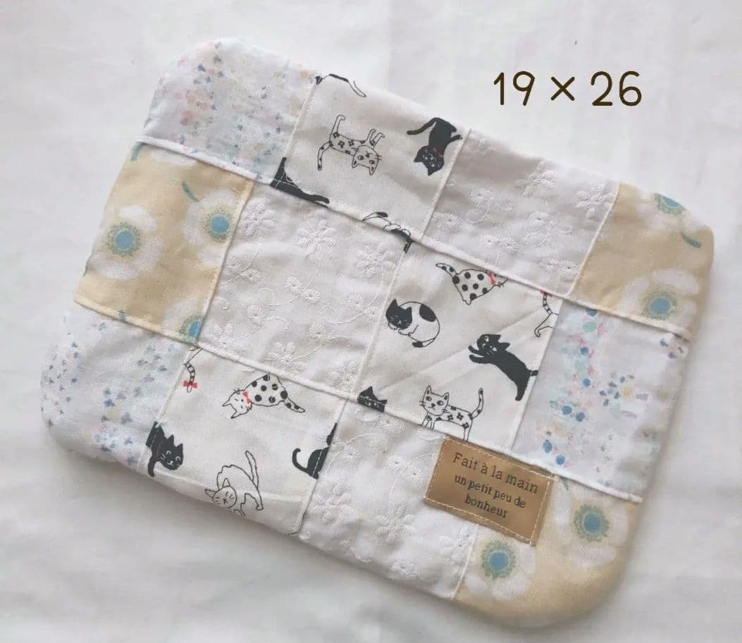 fuwara 8重ガーゼ　ハンカチ　タオル　パッチワーク