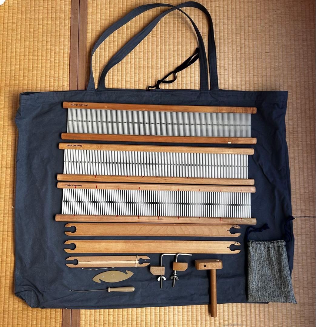 並行作業に！アッシュフォード卓上手織り機 リジットへドル60cmと2台セット