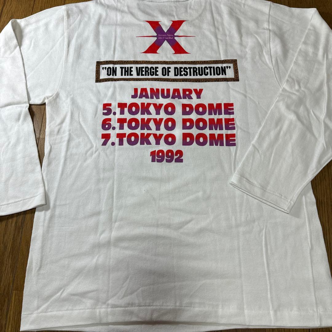 x japan 破滅に向かって ロングTシャツ