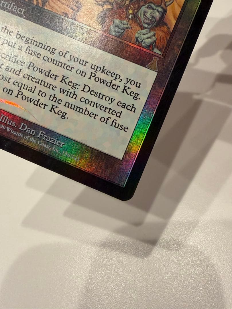 Powder Keg 火薬樽 英語 foil mtg