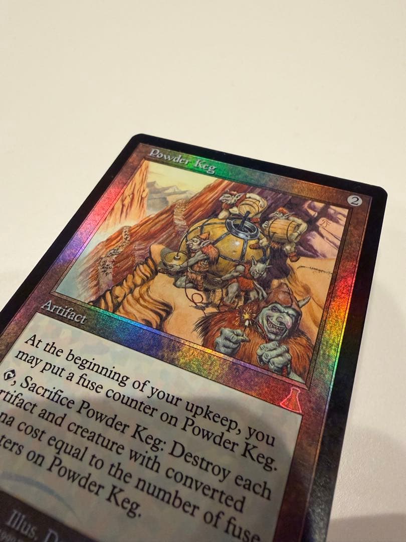 Powder Keg 火薬樽 英語 foil mtg