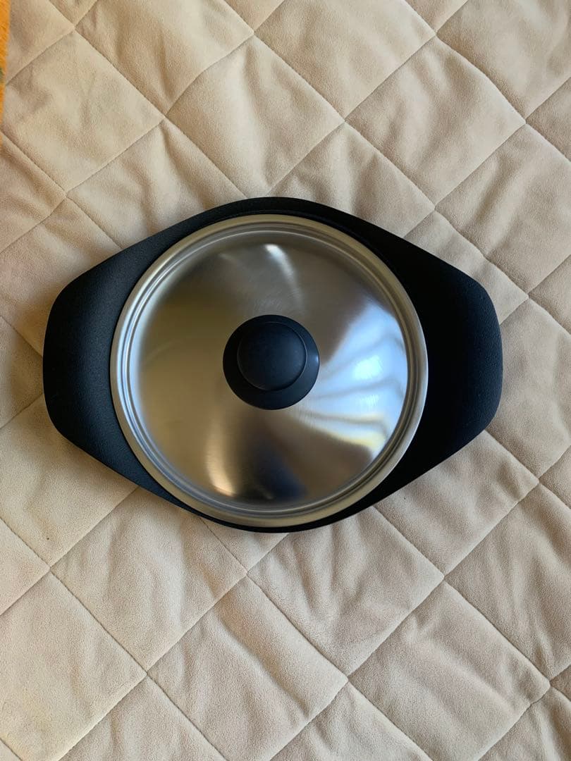 IH対応TEKKI 柳宗理南部鉄器グリルパン 220mm ステンレス蓋付き