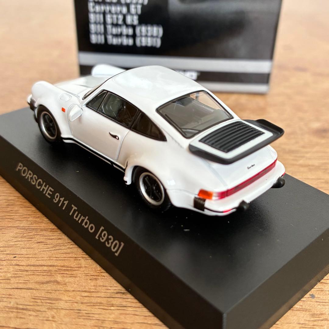 京商64/1ポルシェ911ターボ930箱カード付グランプリホワイト絶版人気
