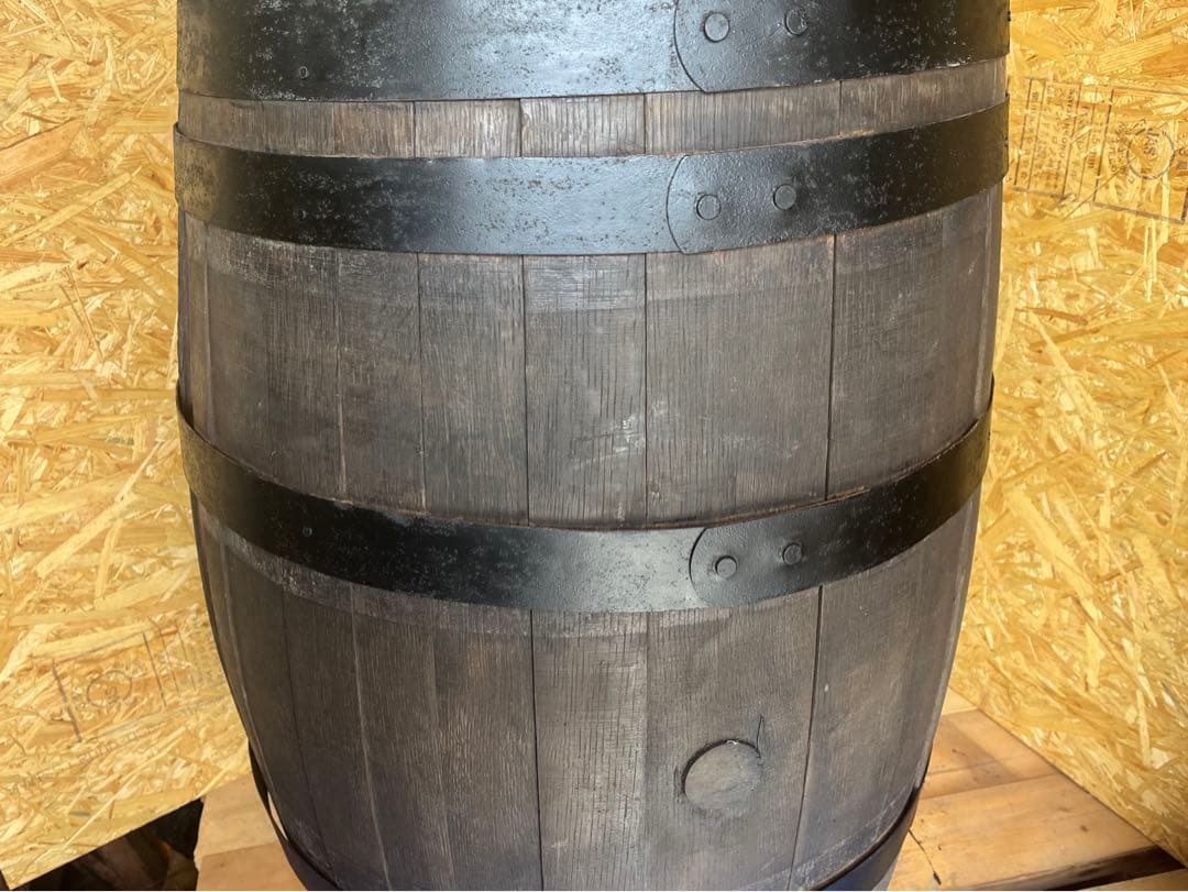樽　アンティーク　大サイズ【高さ約88cm 直径約55cm】