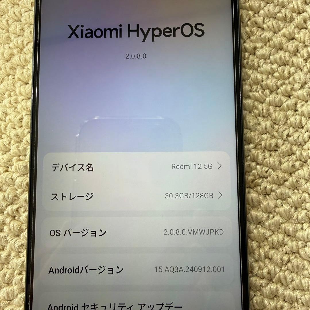 Redmi 12 5G SIMフリー スマートフォン ミッドナイトブラック