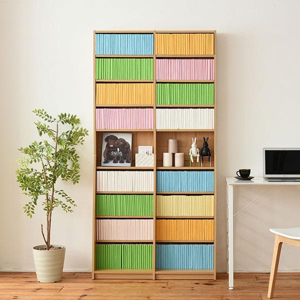 開店記念セール！！ 1cmピッチの文庫本ラック　幅90