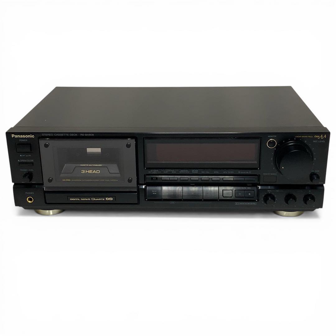 極美品　パナソニック　RS-BX808 ドルビーNRシステム　カセットデッキ