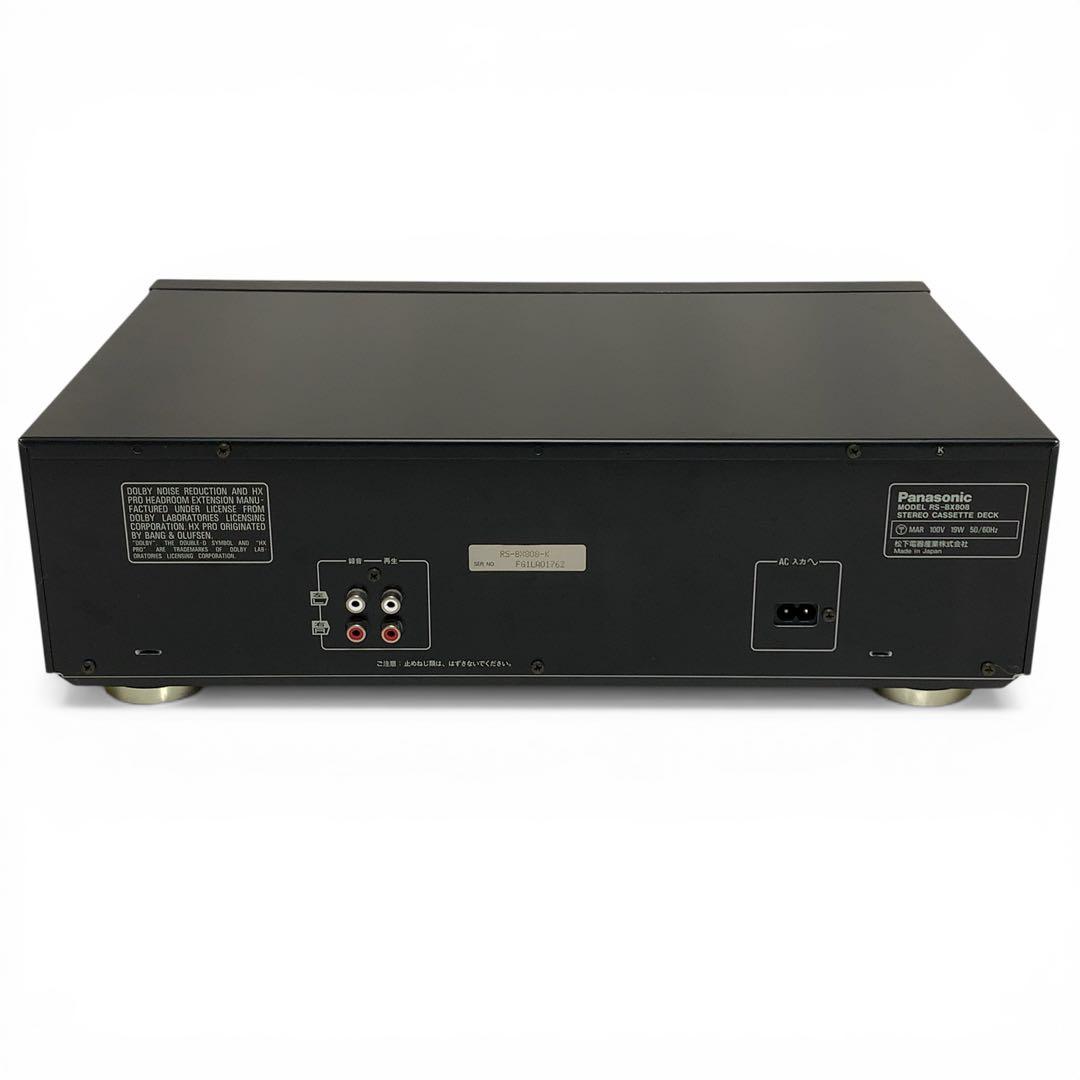 極美品　パナソニック　RS-BX808 ドルビーNRシステム　カセットデッキ