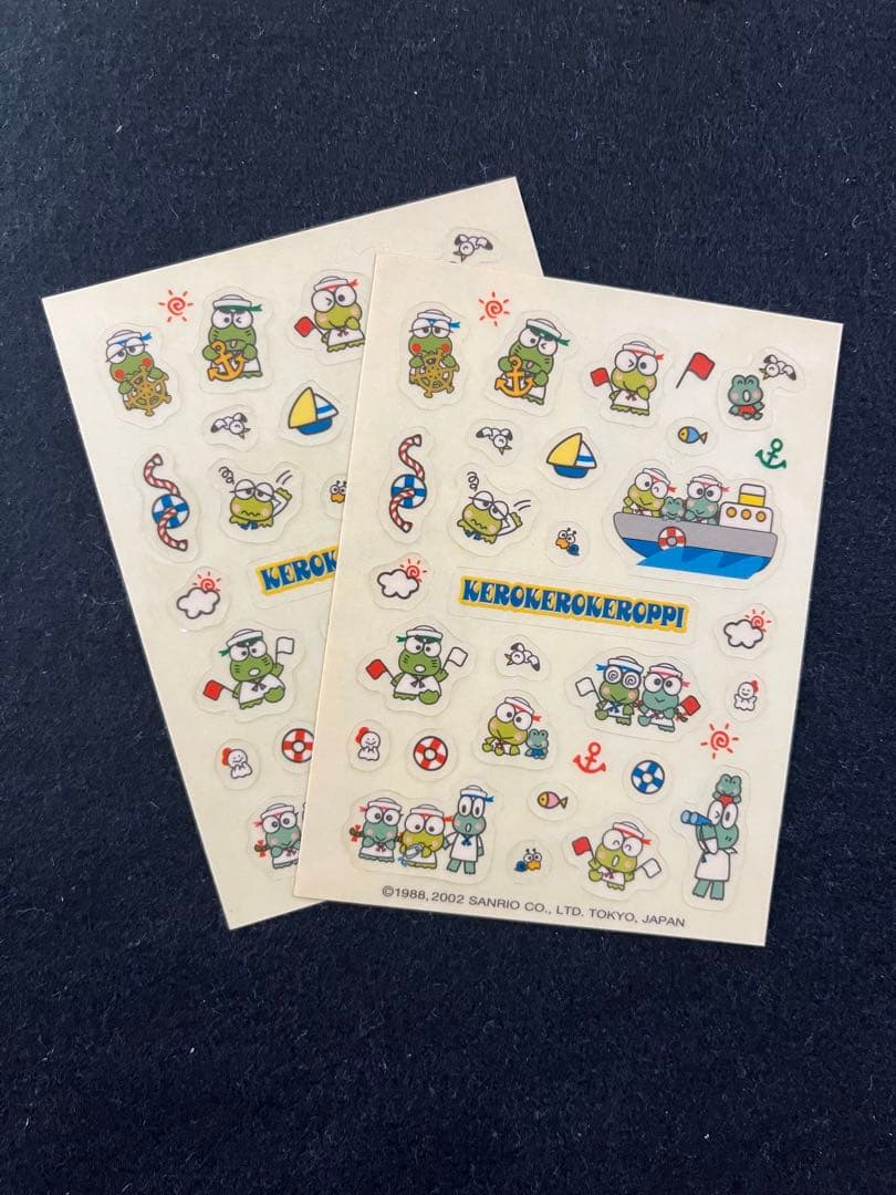 けろけろけろっぴ　クリアシール　15枚セット　平成レトロ　当時物　レア　サンリオ