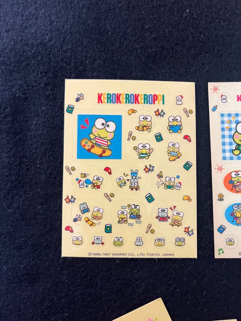 けろけろけろっぴ　クリアシール　15枚セット　平成レトロ　当時物　レア　サンリオ
