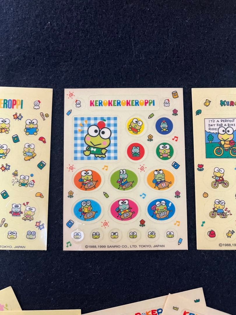 けろけろけろっぴ　クリアシール　15枚セット　平成レトロ　当時物　レア　サンリオ