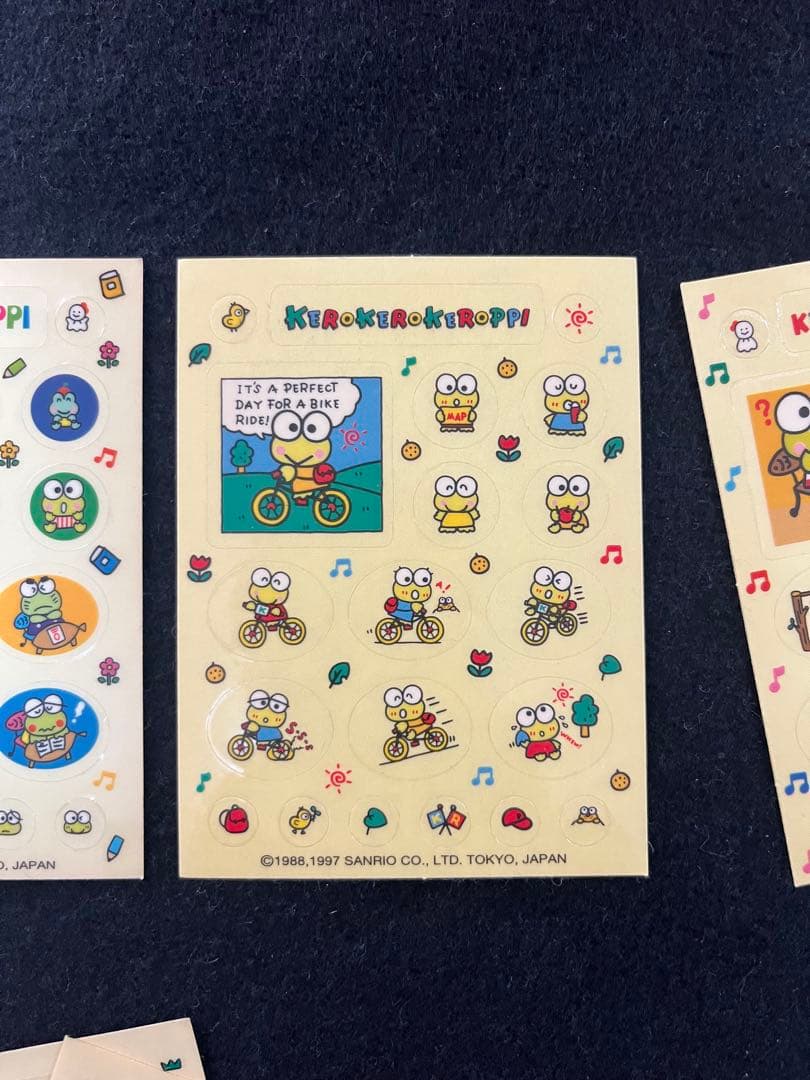 けろけろけろっぴ　クリアシール　15枚セット　平成レトロ　当時物　レア　サンリオ