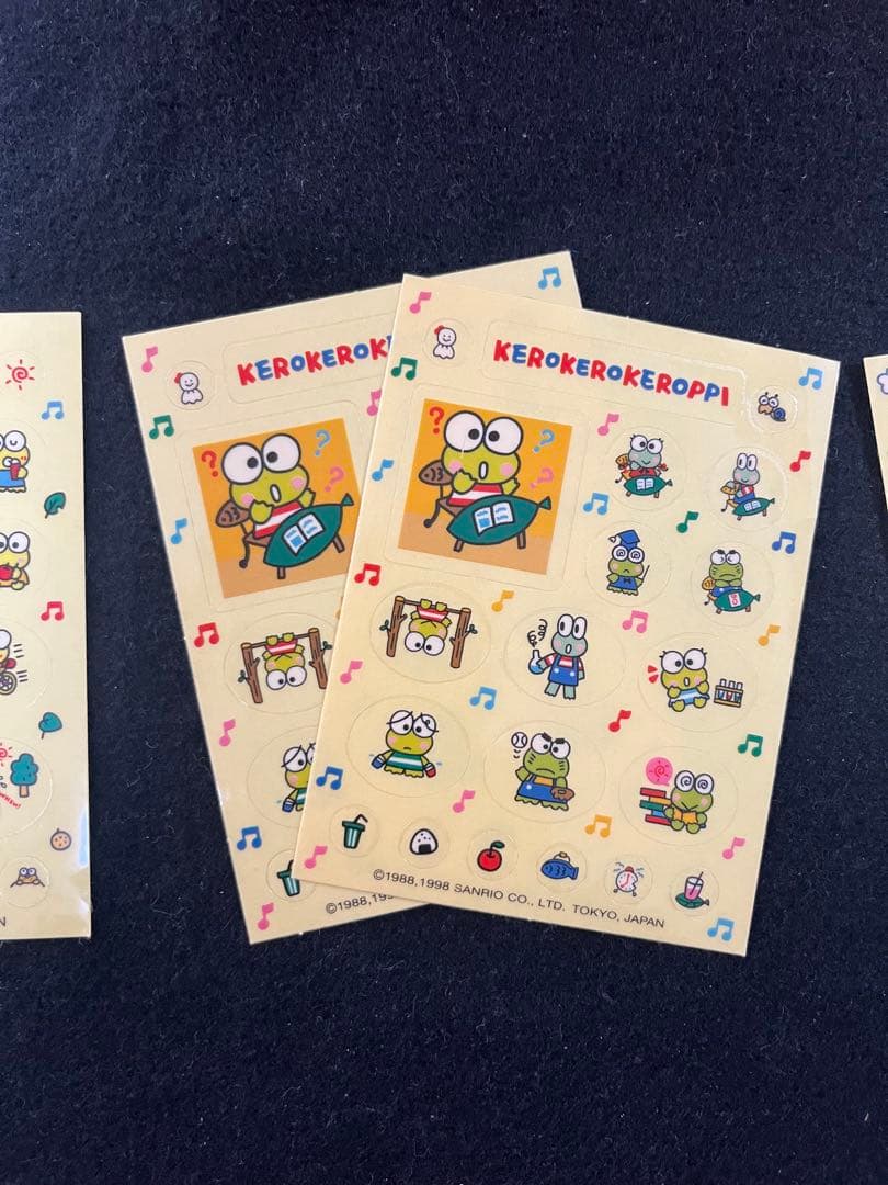 けろけろけろっぴ　クリアシール　15枚セット　平成レトロ　当時物　レア　サンリオ