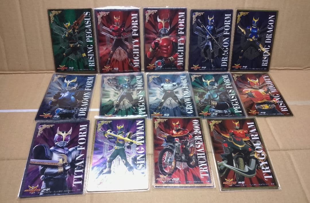 仮面ライダークウガカードNo.00〜No.31