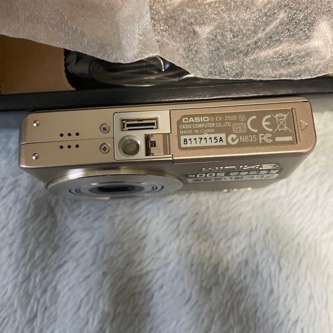 CASIO EX-Z500 ゴールド 5.0メガピクセル