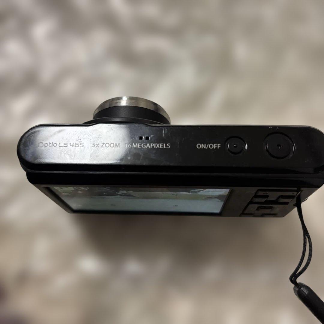 【スタイリッシュなコンデジ】PENTAX Optio LS465 ブラック
