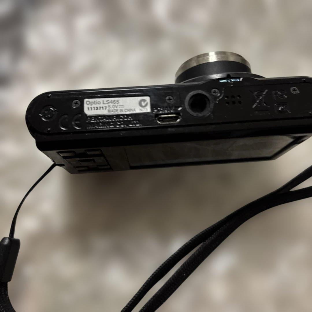 【スタイリッシュなコンデジ】PENTAX Optio LS465 ブラック