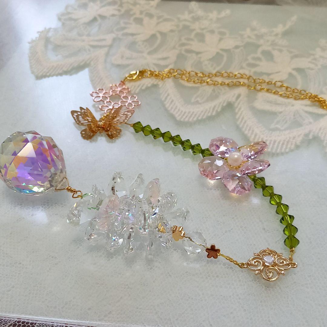 サンキャッチャー♡ハンドメイド「サクラサク」