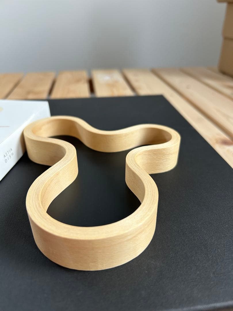 新品　majamoo 白樺のトレイ　アスティア　マルティカイネン15cmブラック