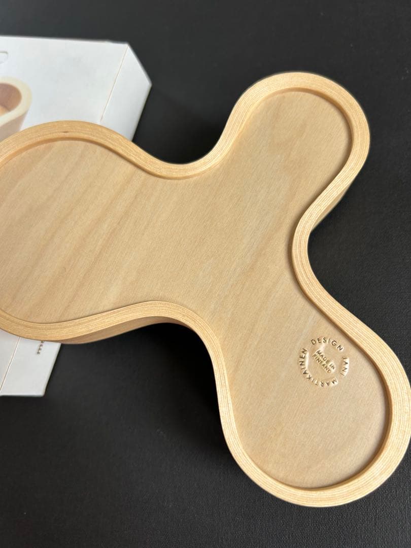 新品　majamoo 白樺のトレイ　アスティア　マルティカイネン15cmブラック