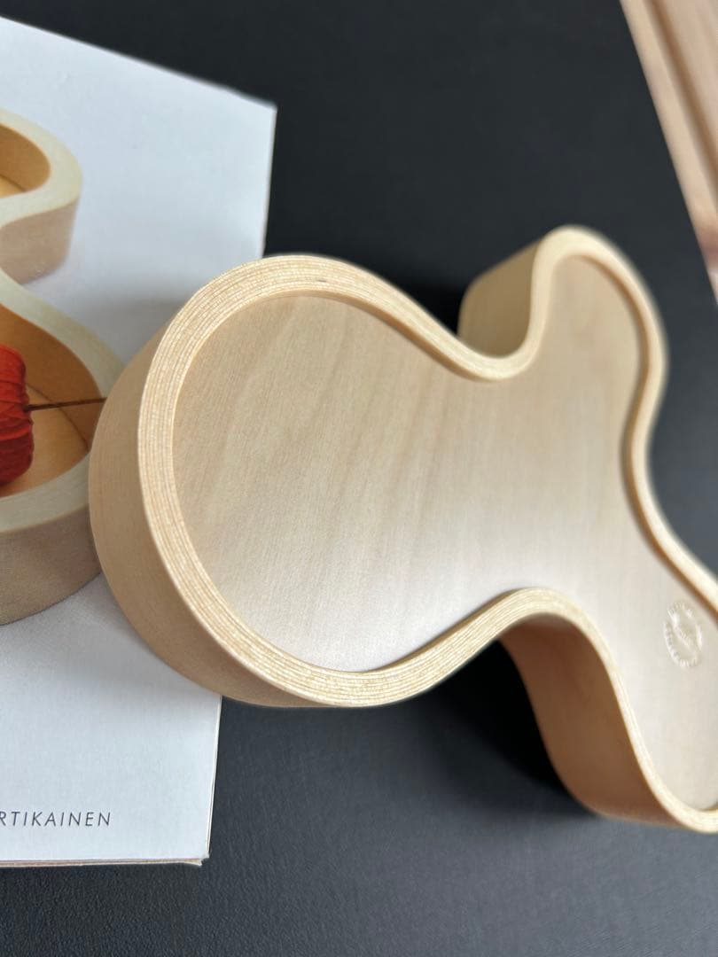 新品　majamoo 白樺のトレイ　アスティア　マルティカイネン15cmブラック