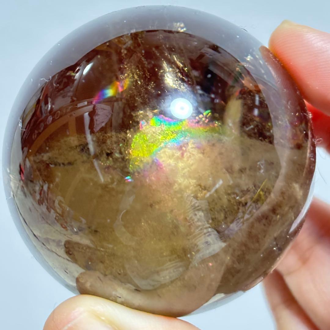 一面虹　最高　ブラジル 非加熱　スモーキー　ブラックファントム イエロークォーツ