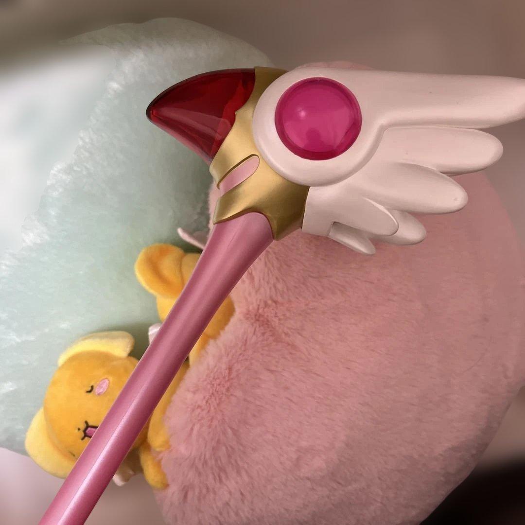 カードキャプターさくら まとめ ケロちゃん クッション ぬいぐるみ 封印の杖