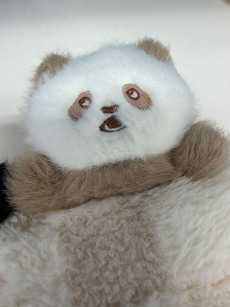 もこもこクッション パンダぬいぐるみ付き ウエノデパンダ購入品 ほぼ未使用
